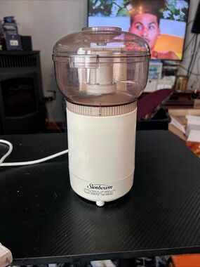 Vintage Sunbeam Oskar Chopper Food Processor Chopper 14081 Clean Tested VG